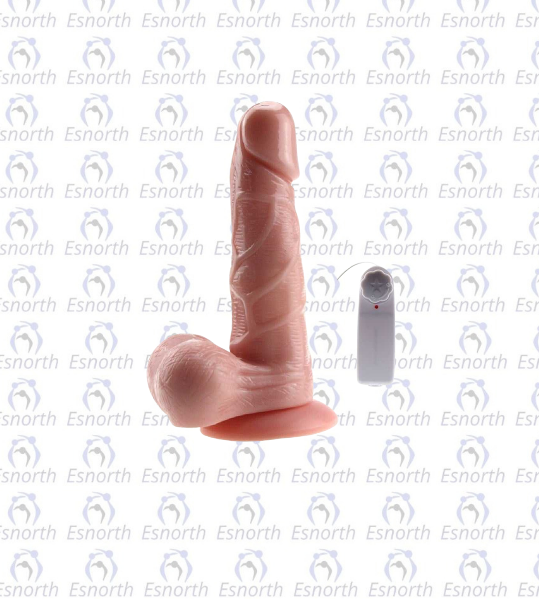 19 cm Gerçekçi Kablolu Titreşimli Dildo Vibratör Galeri 1