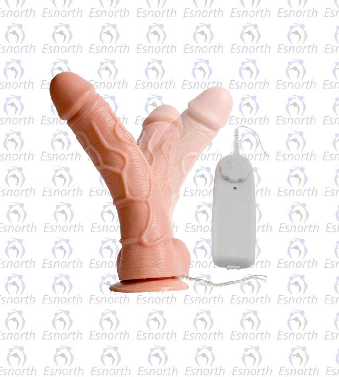 19 cm Gerçekçi Kablolu Titreşimli Dildo Vibratör Galeri 2
