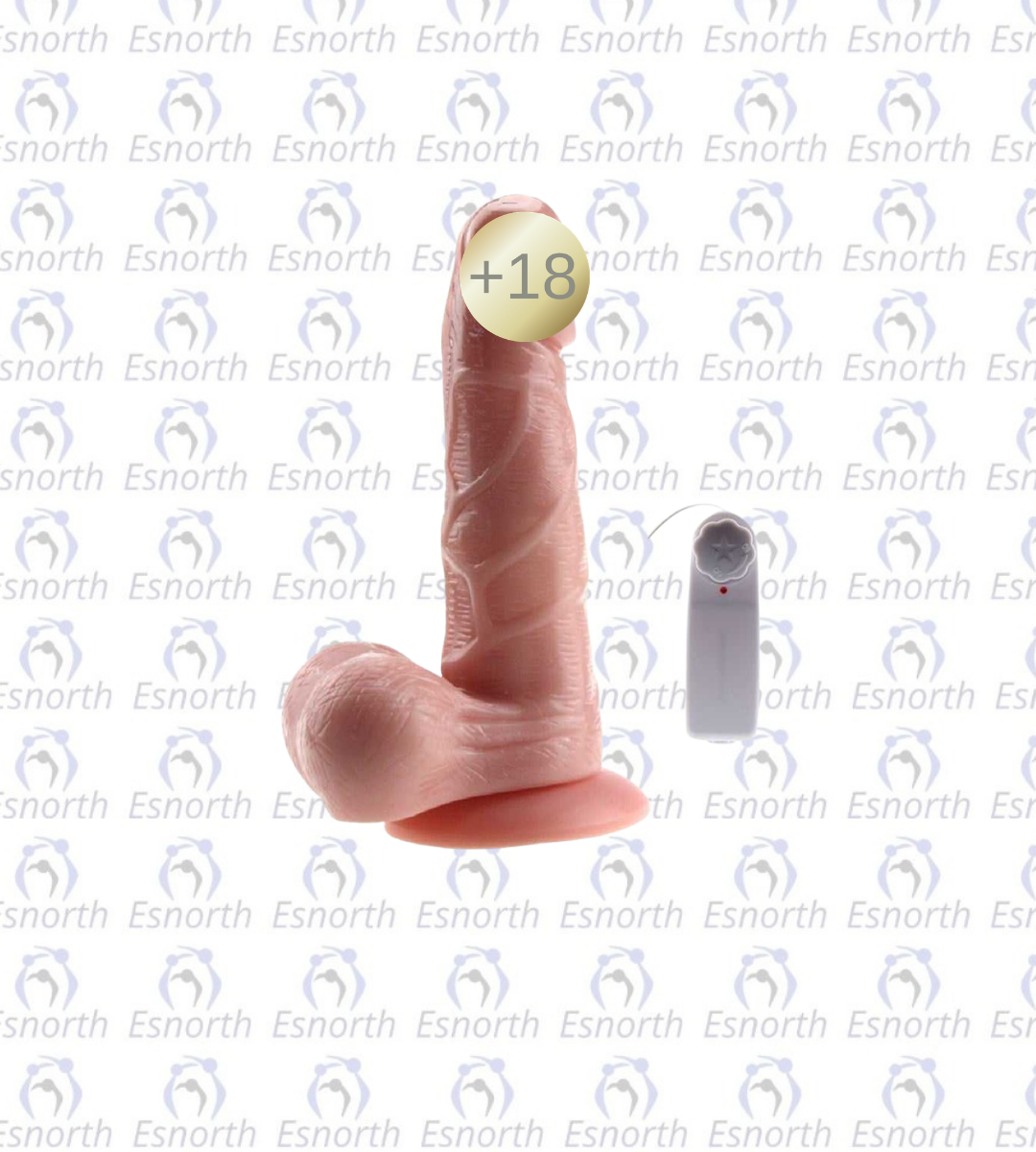 19 cm Kumandalı Gerçekçi Titreşimli Dildo - çok satan ürün görseli