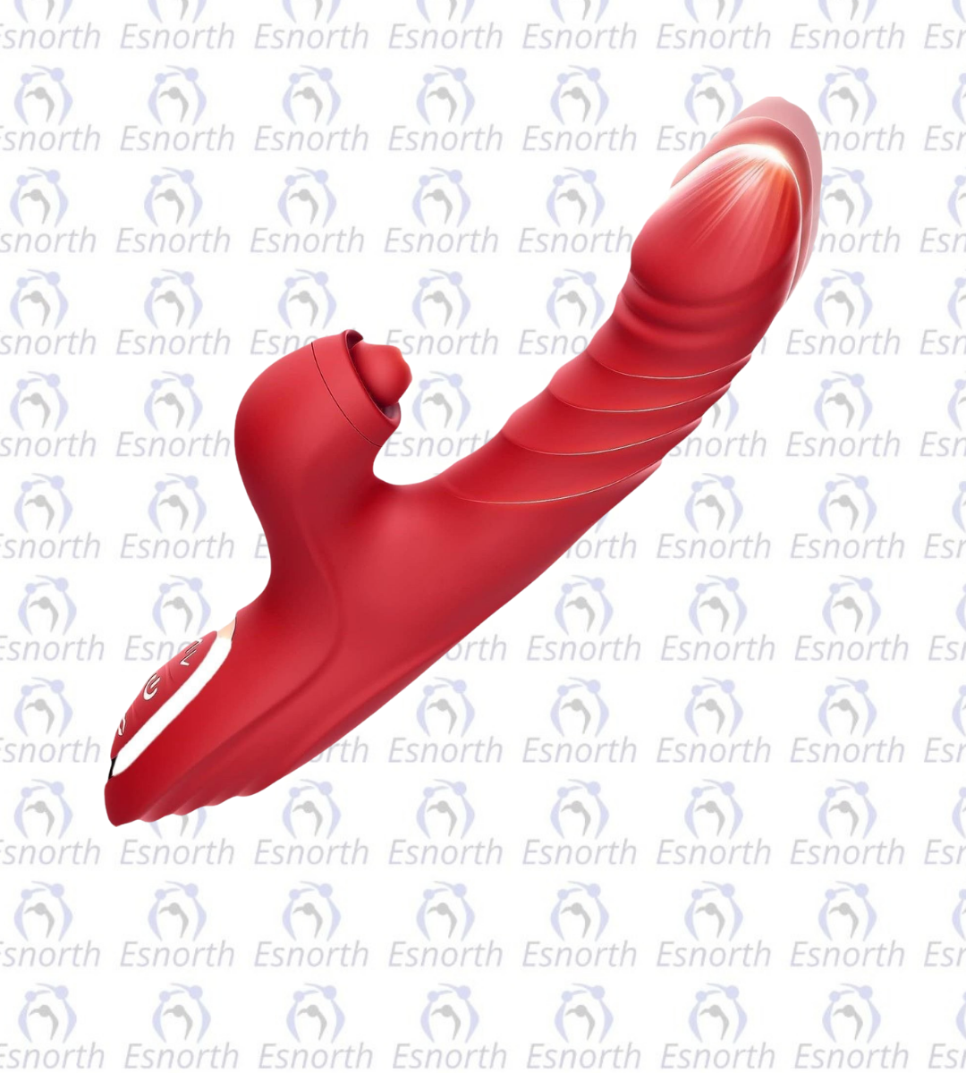 Hareketli Uyarıcılı Rabbit Vibratör Kırmızı - Rabbit Vibratörler ürün görseli