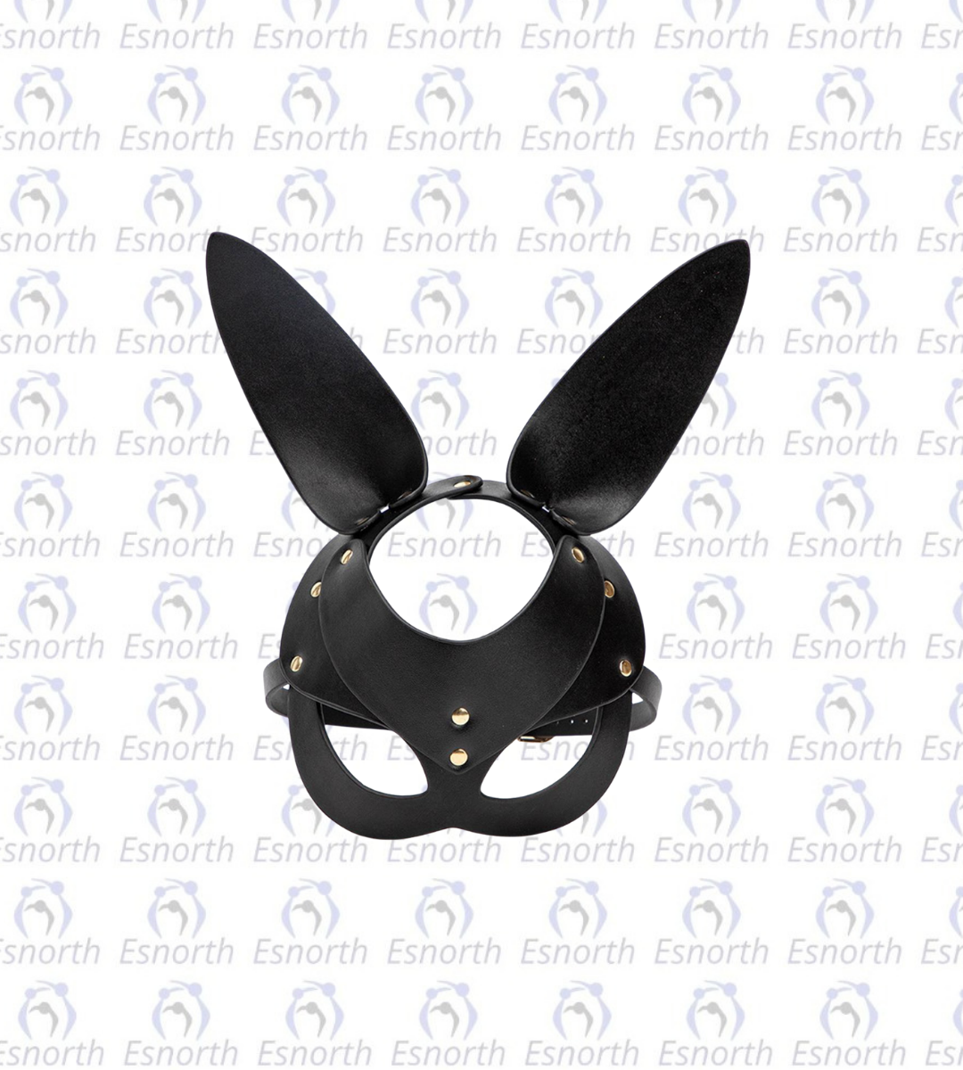 Deri Tavşan Maske Siyah - Fetish Ürünler ürün görseli