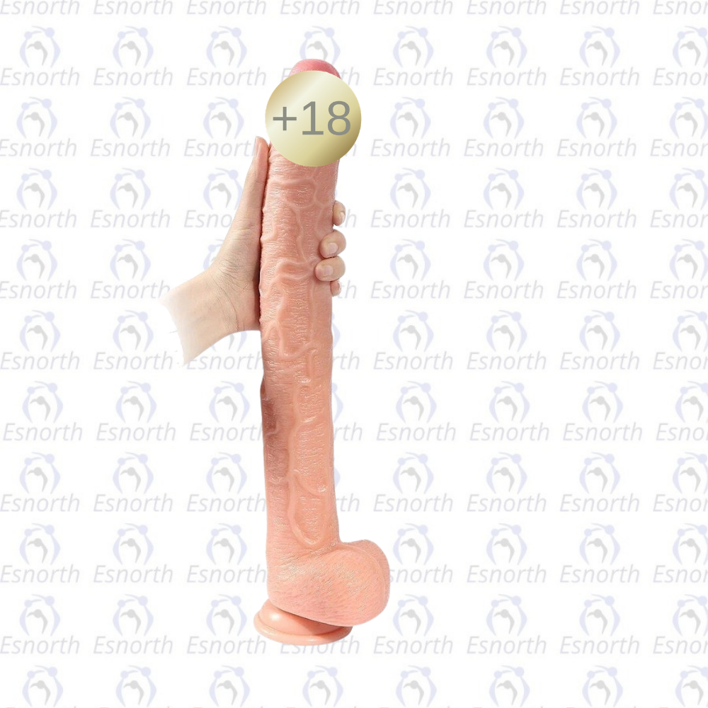 43 cm Realistik Penis Gerçekçi Damarlı Dev Dildo - Hoare - Büyük Boy Penisler ürün görseli