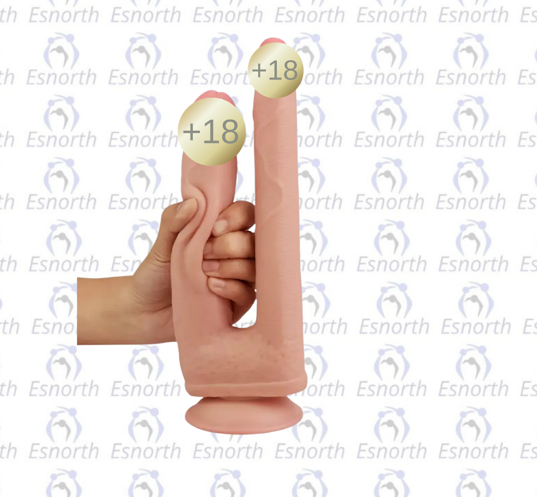 25 CM Gerçekçi Çatal Dildo - Çatal Dildolar ürün görseli